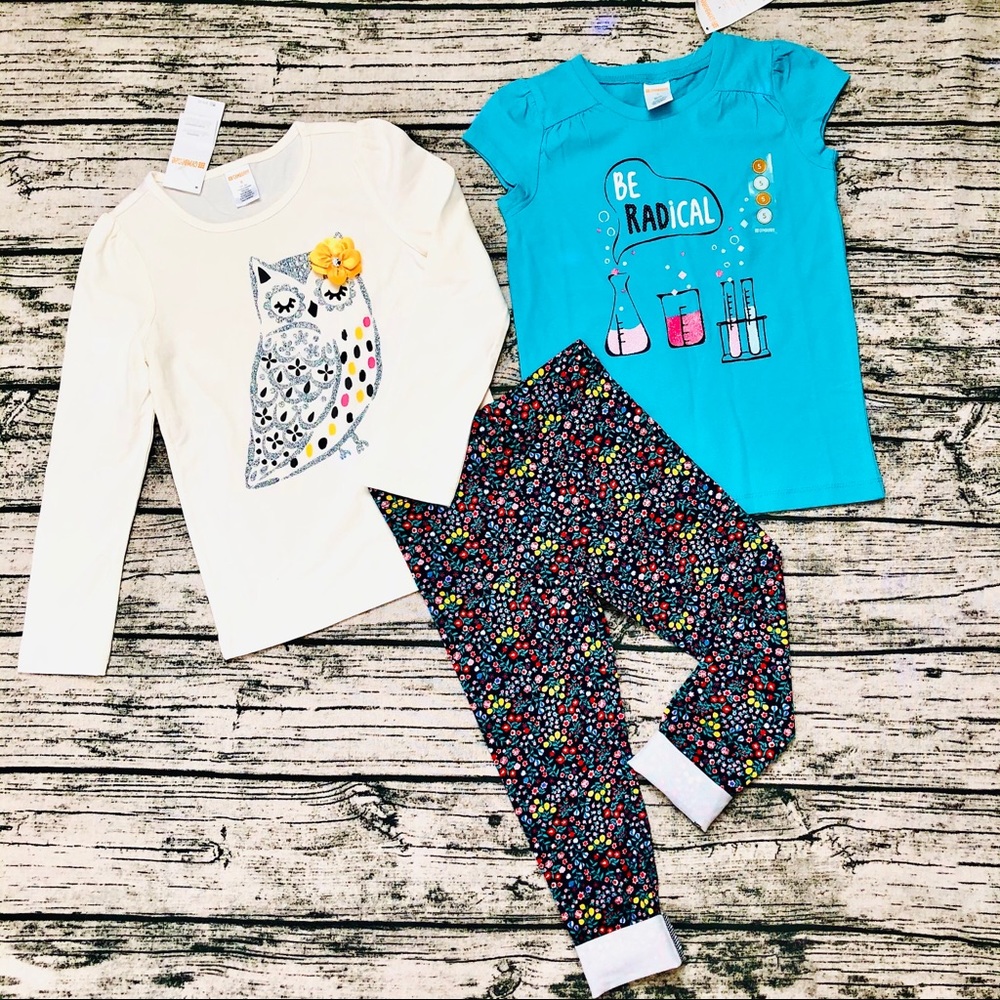 GYMBOREE/ JOE FRESH⚡️Little Girl 3Pcs Bundle_5-6Y